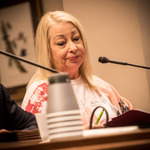  Caption: a supporter of the Confederate monuments bills / Credits: Photo by Robin May