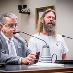  Caption: supporters of the Confederate monuments bills / Credits: Photo by Robin May