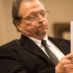  Caption: A supporter of the Confederate monuments bills presented his alternative facts about the Civil War. / Credits: Photo by Robin May